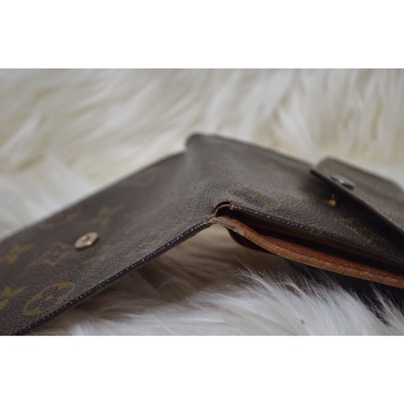 Louis‎ Vuitton Vintage Wallet Trifold Elise Brown Monogram Leather Wallet - Picture 6 of 11